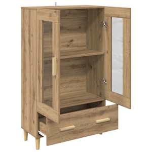 Vysoký bufet Artisanový dub 70 x 31 x 115 cm kompozitní dřevo - obrázek 5