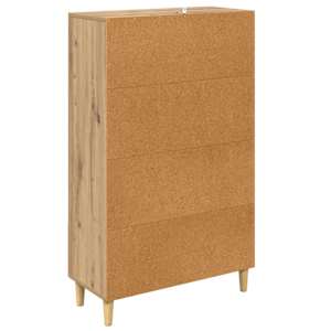 Vysoký bufet Artisanový dub 70 x 31 x 115 cm kompozitní dřevo - obrázek 8