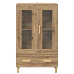 Vysoký bufet Artisanový dub 70 x 31 x 115 cm kompozitní dřevo - obrázek 6