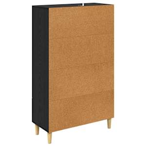 Vysoký bufet Černý dub 70 x 31 x 115 cm kompozitní dřevo - obrázek 8