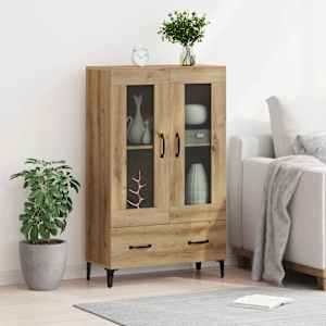 Vysoký bufet Artisanový dub 70 x 31 x 115 cm - obrázek 4