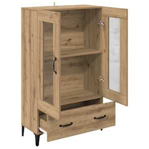 Vysoký bufet Artisanový dub 70 x 31 x 115 cm - obrázek 5