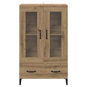 Vysoký bufet Artisanový dub 70 x 31 x 115 cm - obrázek 6