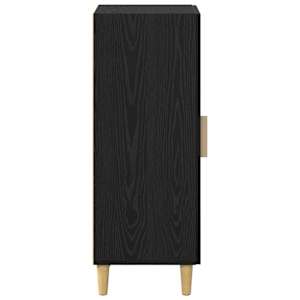 Servírovací skříň Černý dub 34,5 x 34 x 90 cm kompozitní dřevo - obrázek 7
