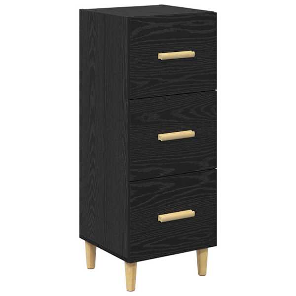 vidaXL K&otilde;ide Must tamm 34.5 x 34 x 90 cm Tehispuit
