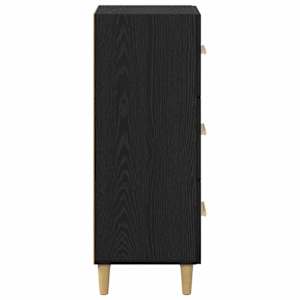 Servírovací skříň Černý dub 34.5 x 34 x 90 cm Kompozitní dřevo - obrázek 7