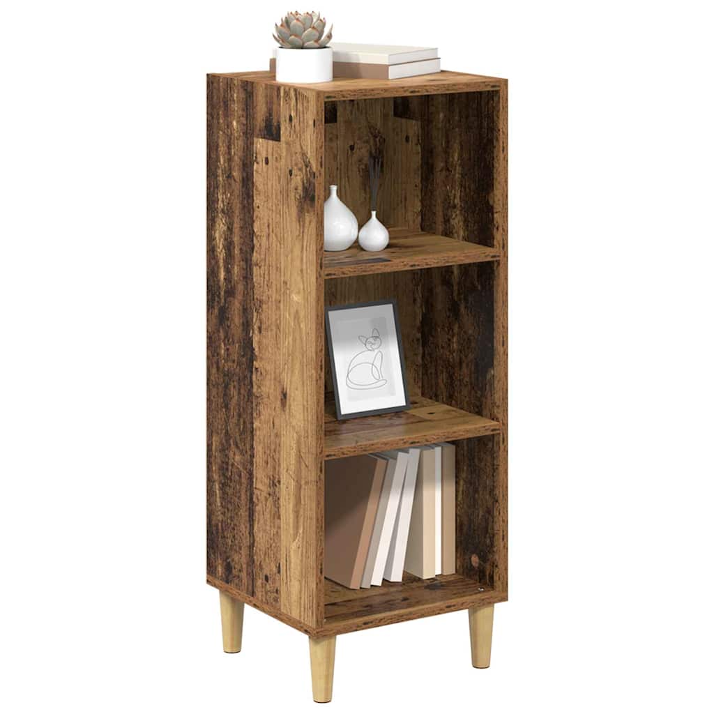 vidaXL Dressoir Oud hout 32.5 x 34.5 x 90 cm Bewerkt hout