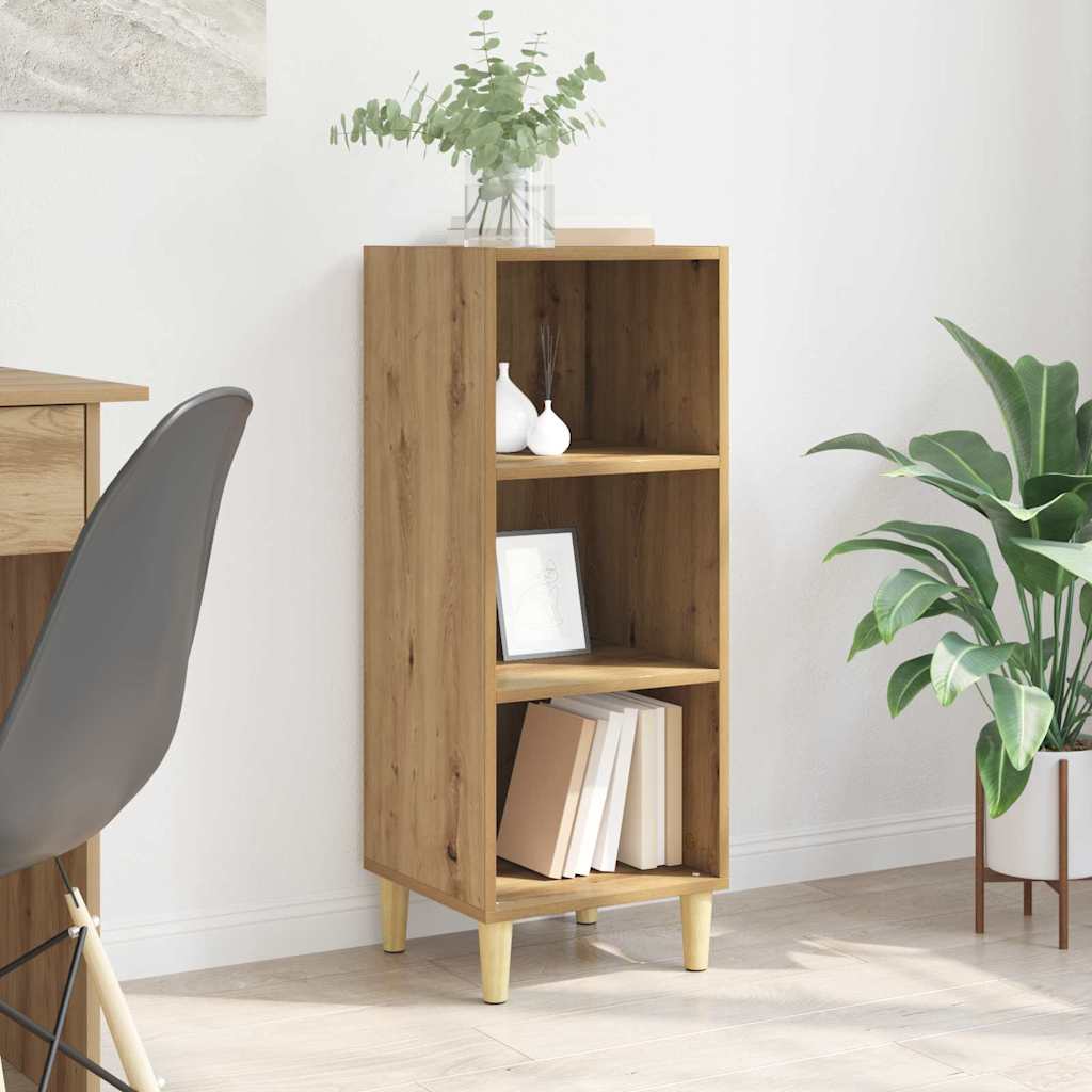 vidaXL Bufet stejar artizanal 32.5 x 34.5 x 90 cm Lemn compozit