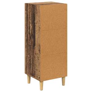 Servírovací skříň Staré dřevo 34,5 x 32,5 x 90 cm - obrázek 8