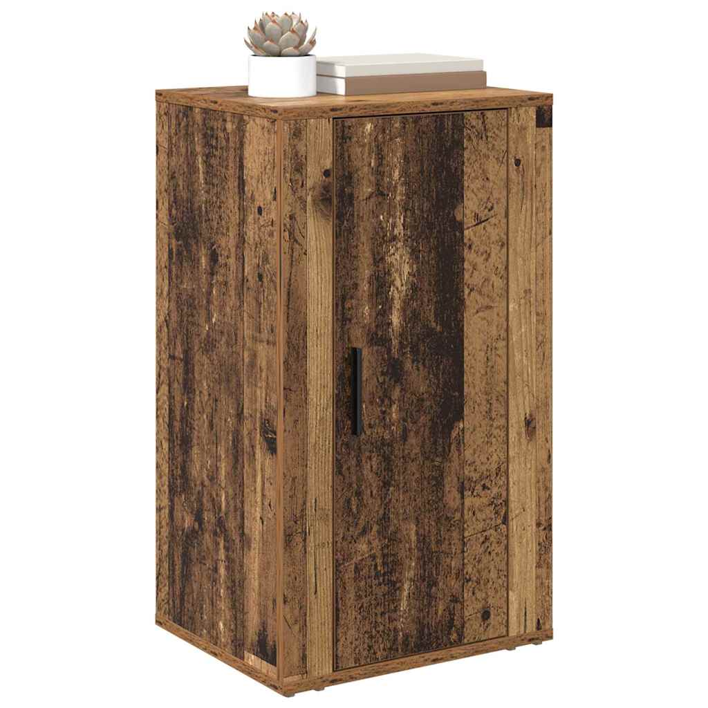 vidaXL Dressoir Oud hout 40 x 33 x 70 cm Bewerkt hout