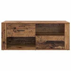 Televizní skříň Staré dřevo 100 x 35 x 40 cm kompozitní dřevo - obrázek 6