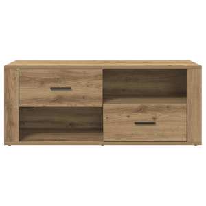 Televizní skříň se zásuvkou Artisanový dub 100 x 35 x 40 cm - obrázek 6