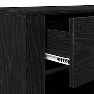 Televizní skříň Černý dub 100 x 35 x 40 cm kompozitní dřevo - obrázek 9