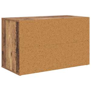 Regál na boty Staré dřevo 75 x 35 x 45 cm Kompozitní dřevo - obrázek 7