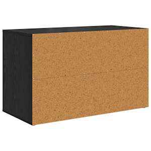 Regál na boty Černý dub 75 x 35 x 45 cm Kompozitní dřevo - obrázek 7