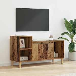 Televizní skříň Staré dřevo 100 x 35 x 55 cm kompozitní dřevo - obrázek 1