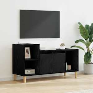 Televizní skříň Černý dub 100 x 35 x 55 cm kompozitní dřevo - obrázek 1