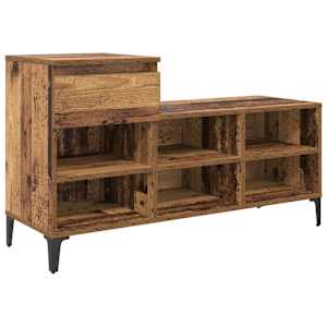 vidaXL Kinga kapp 102 x 36 x 60 cm Tehispuit Vana puit
