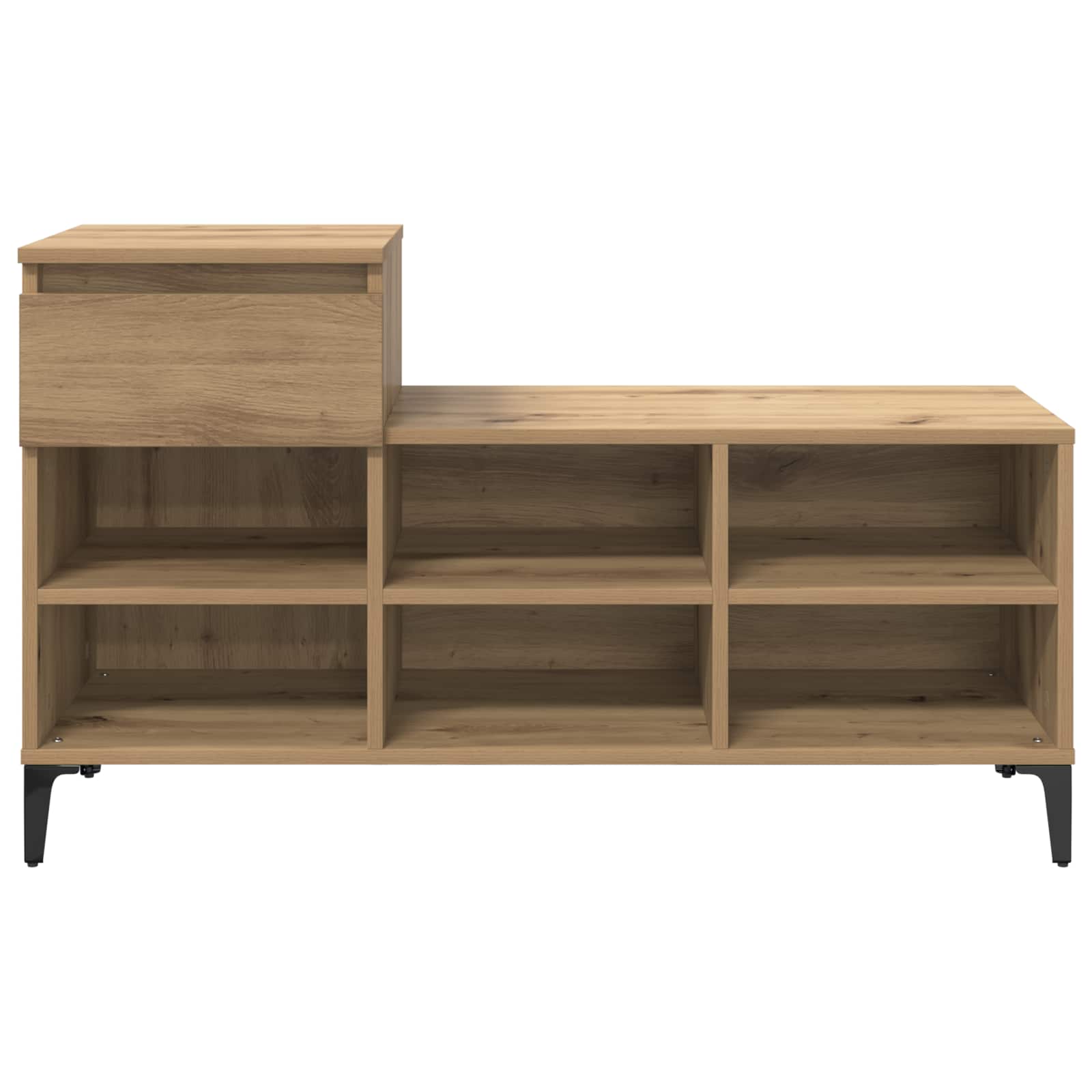 Omara za čevlje artisan hrast 102 x 36 x 60 cm Konstruiran les - slika 6