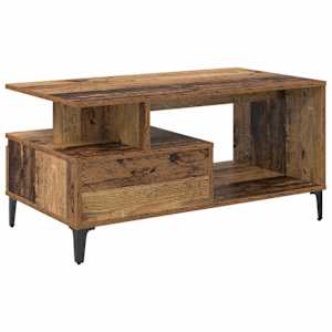 Konferenční stolek Staré dřevo 90 x 49 x 45 cm kompozitní dřevo - obrázek 8