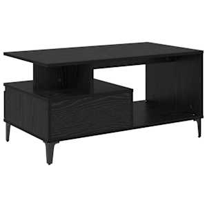 Konferenční stolek Černý dub 90 x 49 x 45 cm kompozitní dřevo - obrázek 8
