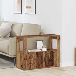 Servírovací skříň Staré dřevo 80 x 30 x 60 cm Kompozitní dřevo - obrázek 1