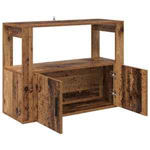 Servírovací skříň Staré dřevo 80 x 30 x 60 cm Kompozitní dřevo - obrázek 5