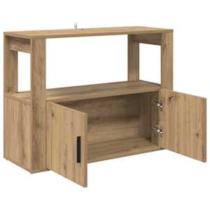 Servírovací skříň dub artisan 80 x 30 x 60 cm Kompozitní dřevo - obrázek 5