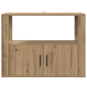 Servírovací skříň dub artisan 80 x 30 x 60 cm Kompozitní dřevo - obrázek 6
