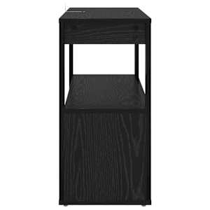Servírovací skříň Černý dub 80 x 30 x 60 cm Kompozitní dřevo - obrázek 7
