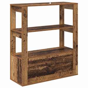 Servírovací skříň Staré dřevo 30 x 80 x 90 cm Kompozitní dřevo - obrázek 8