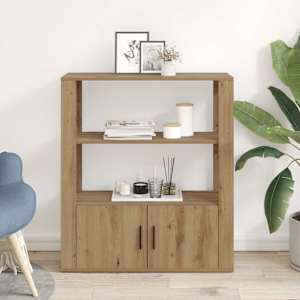 Servírovací skříň dub artisan 30 x 80 x 90 cm Kompozitní dřevo - obrázek 4