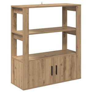Servírovací skříň dub artisan 30 x 80 x 90 cm Kompozitní dřevo - obrázek 2