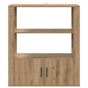 Servírovací skříň dub artisan 30 x 80 x 90 cm Kompozitní dřevo - obrázek 6