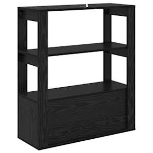 Servírovací skříň Černý dub 30 x 80 x 90 cm Kompozitní dřevo - obrázek 8