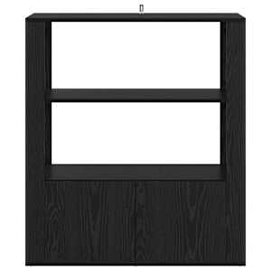 Servírovací skříň Černý dub 30 x 80 x 90 cm Kompozitní dřevo - obrázek 6