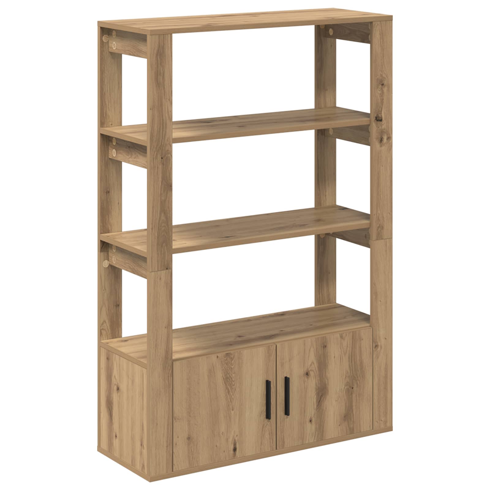 Bufet dąb artisan 30 x 80 x 119,5 cm Materiał drewnopochodny