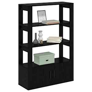 Servírovací skříň Černý dub 30 x 80 x 119,5 cm Kompozitní dřevo - obrázek 3