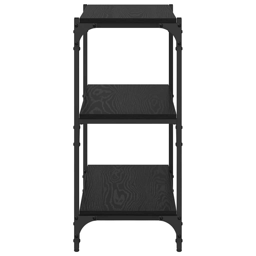 Bogskab Sort eg 60 x 33 x 71 cm Konstrueret træ 6 8721288908261 wbg si en hd 4