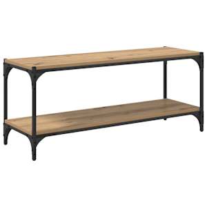 vidaXL Telerikapp 2 tasandit 100x33x41cm K&auml;sit&ouml;&ouml;puu