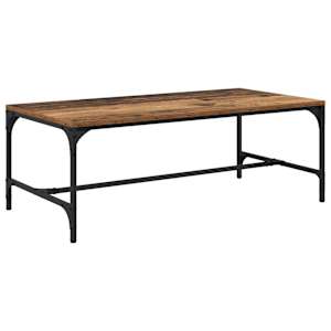 vidaXL Kohvilaud Vana puit 100 x 50 x 35 cm Tehispuit
