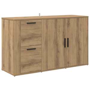 Servírovací skříň Artisanový dub 100 x 33 x 59.5 cm - obrázek 2