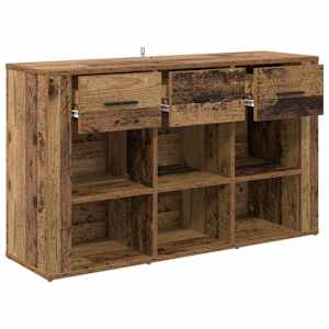Servírovací skříň se zásuvkou Staré dřevo 100 x 30 x 59,5 cm - obrázek 5