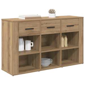 Servírovací skříň Artisanový dub 100 x 30 x 59,5 cm - obrázek 3