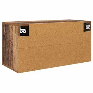 Nástěnný TV kabinet Nástěnný Staré dřevo 80 x 34.5 x 40 cm - obrázek 7
