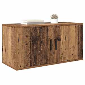 Nástěnný TV kabinet Nástěnný Staré dřevo 80 x 34.5 x 40 cm - obrázek 3