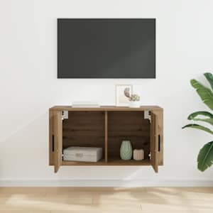 Nástěnný TV kabinet Nástěnný dub artisan 80 x 34.5 x 40 cm - obrázek 4