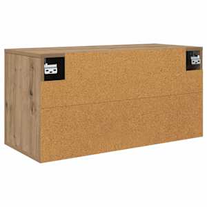 Nástěnný TV kabinet Nástěnný dub artisan 80 x 34.5 x 40 cm - obrázek 7