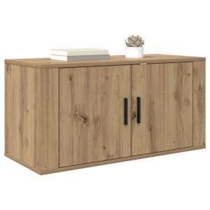 Nástěnný TV kabinet Nástěnný dub artisan 80 x 34.5 x 40 cm - obrázek 3