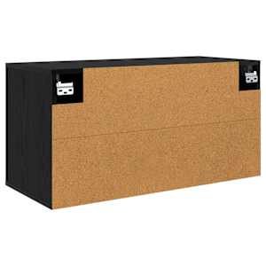 Nástěnný TV kabinet Nástěnný Černý dub 80 x 34.5 x 40 cm - obrázek 7